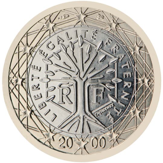 France — €1 (1/2)